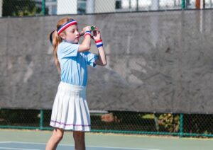 初めてのテニスの試合