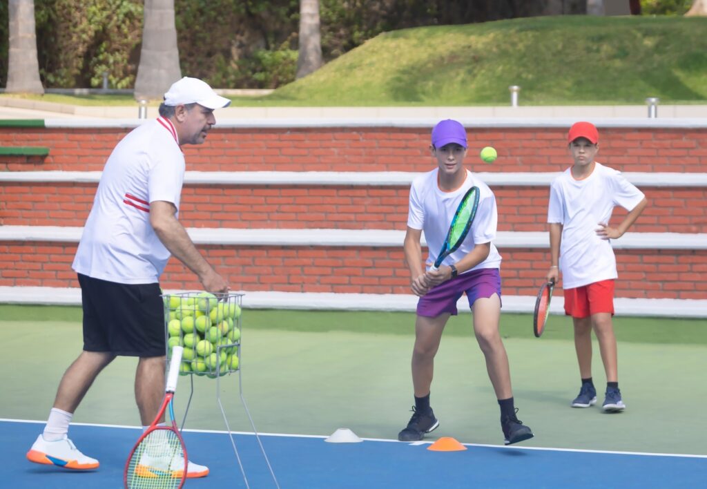 USTAのコーチレッスン