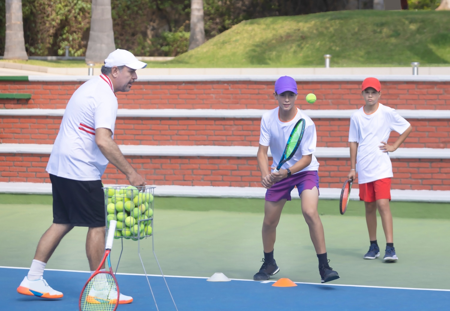 USTAのコーチレッスン